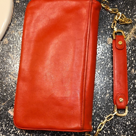 Tory Burch Red Clutch - Picture 7 of 13